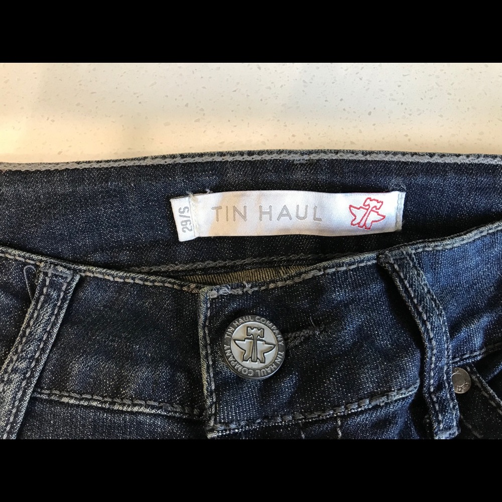 Tin Haul 29/S Women’s Jeans Silver/Gray Stitching